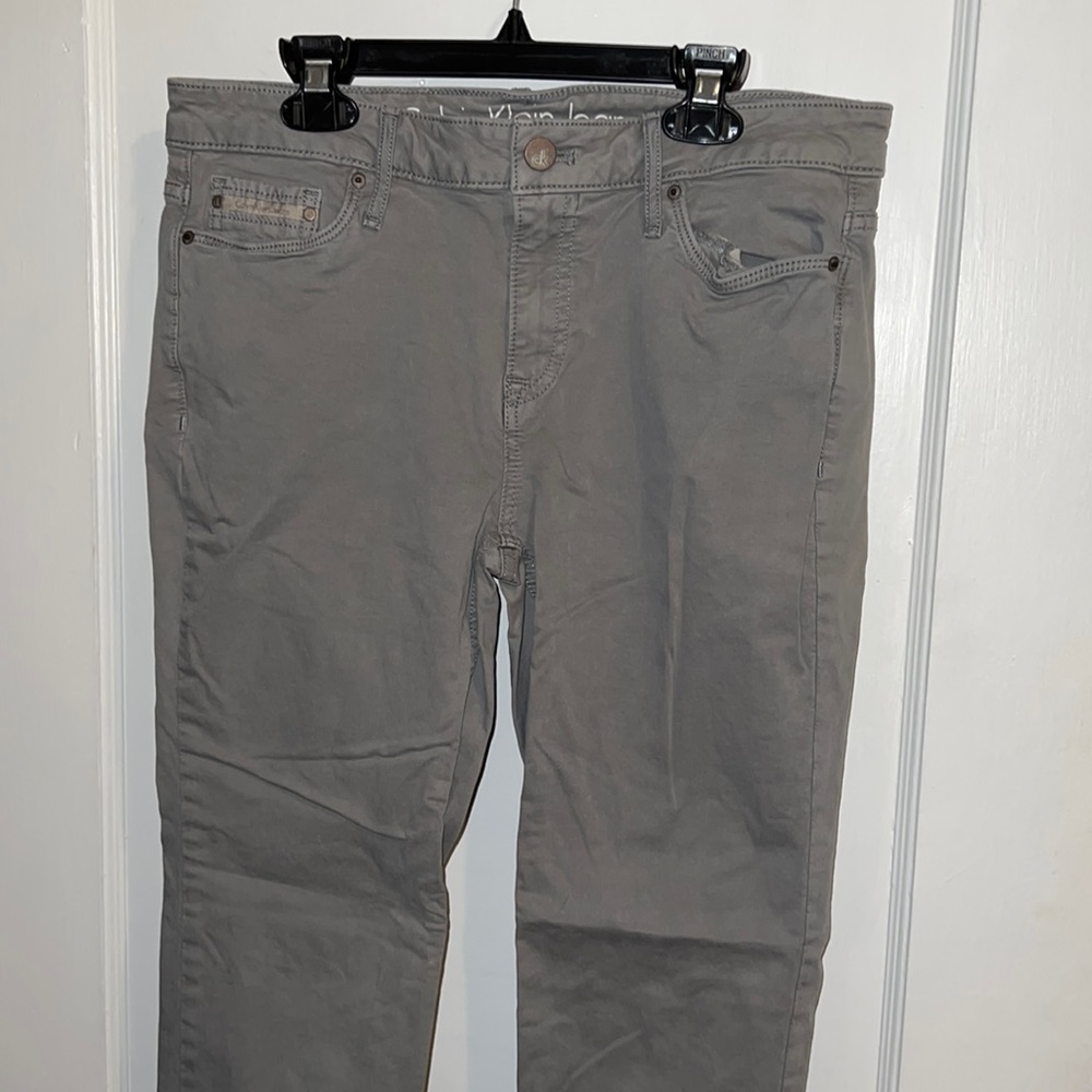 Grey ankle skinny jeans Calvin Klein Jeans